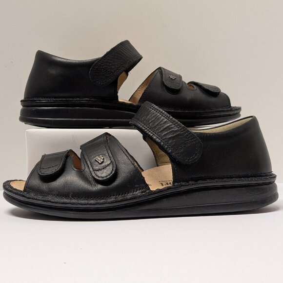 Finn Comfort Baltrum Sandals in Black Leather - Size 39 EU / 8 - 8.5 US - Picture 4 of 16
